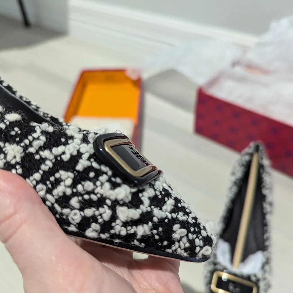 Tory Burch Georgia Pointed Toe Flat - Picture 6 of 13